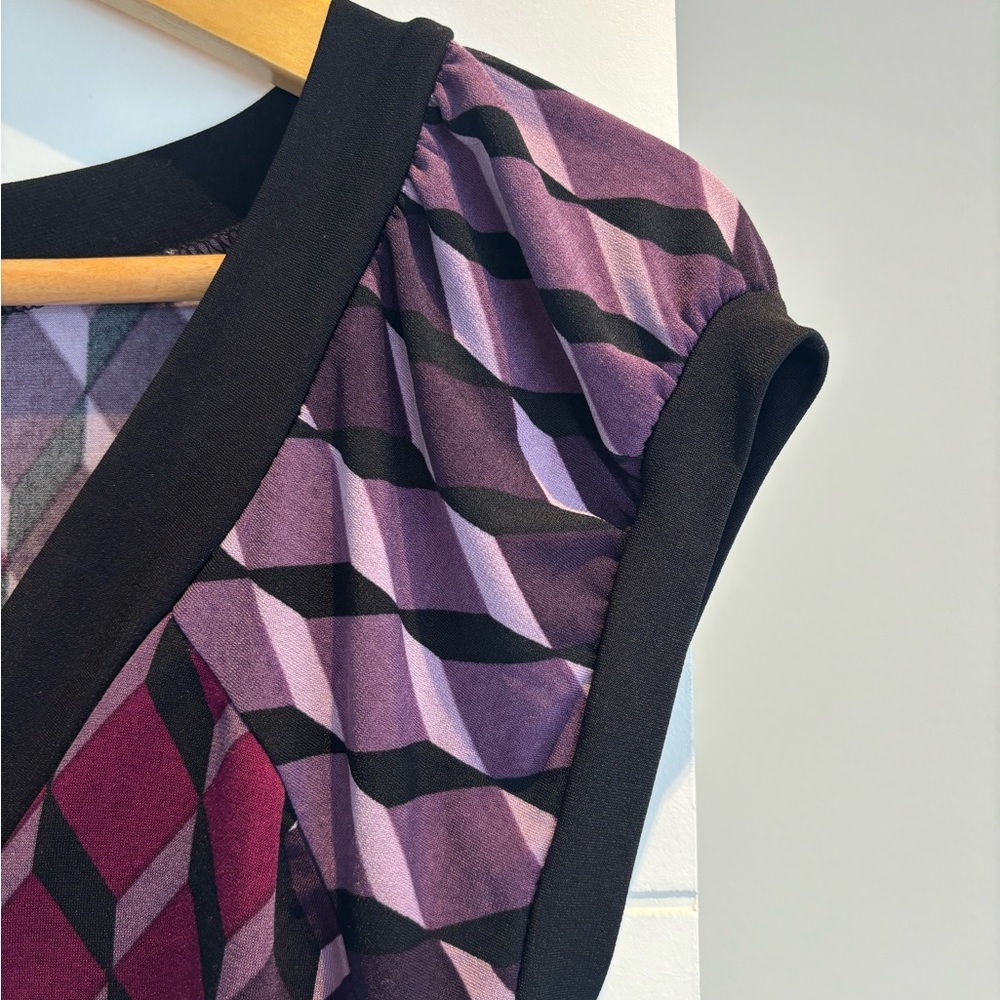 Purple Patterned Top - Picture 3 of 7